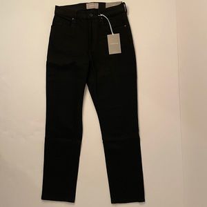 Everlane Black High Rise Straight Denim size 27